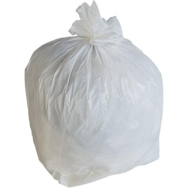 Quality Small Colored Drawstring Garbage Bags Compostable HDPE Material White Color for sale