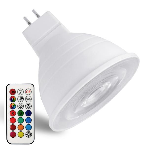 Quality Home E14 LED Spotlight Bulbs Illuminate RGB+3000K / 6500K Color Temperature for sale