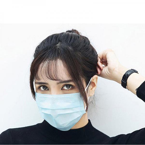 Quality High Breathability Disposable Face Mask 25g PP Non Woven Fabric Material for sale