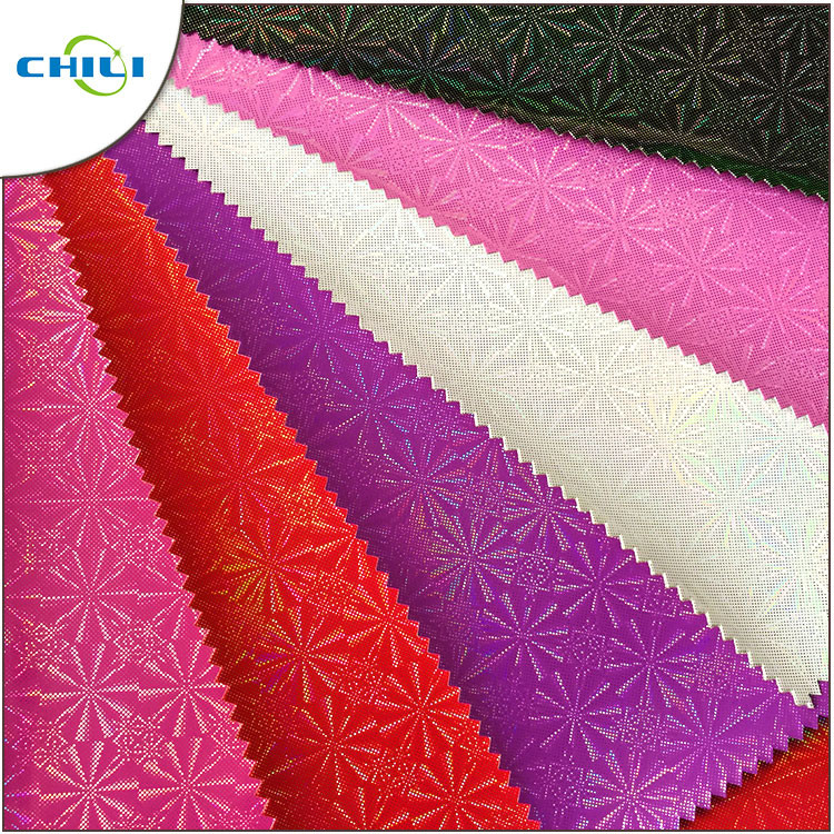 China Premium  Flat Thin PU Leather Fabric Cover Paper Luxious Design With Film factory