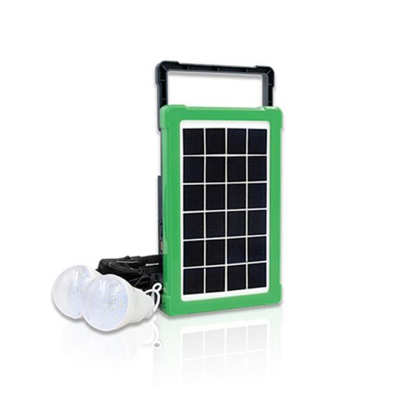 Quality Flashlight Portable Solar Powered Generator Kit Panel For Home Emergency Backup for sale