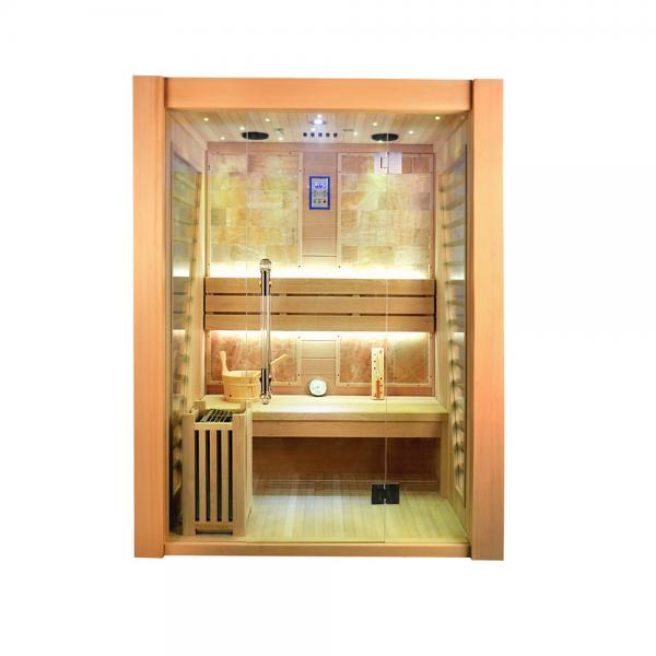 Quality OEM Commercial 1 Person Steam Sauna Room Traditional Home Sauna for sale