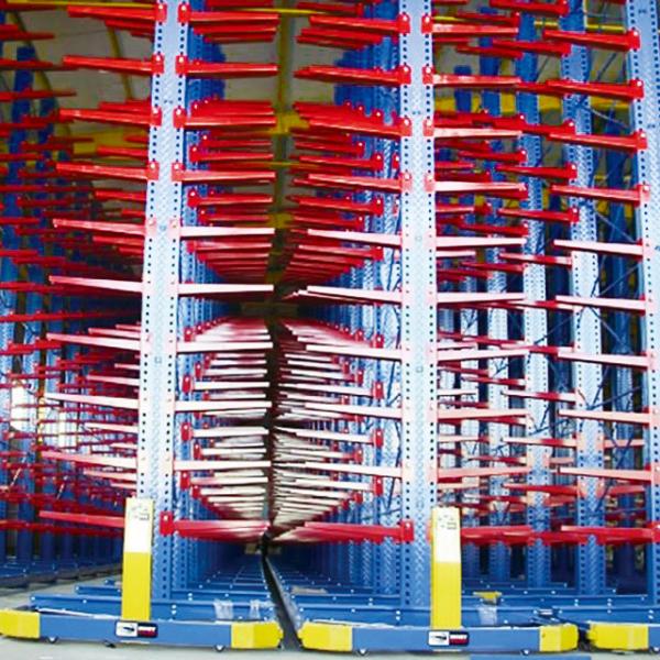 Quality Electric Mobile Cantilever Rack System Warehouse Storage Racking Heavy Duty for sale