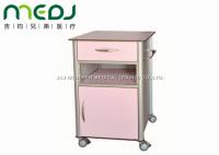 China Ward Locker Hospital Bedside Cabinet , OEM Medical Bedside Table For Sanatorium factory