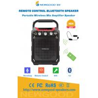 China Remote Control Portable Wireless Bluetooth Speaker with UHF Wireless Megaphone MIC Recording 3.5mm 6.5mm Handle factory