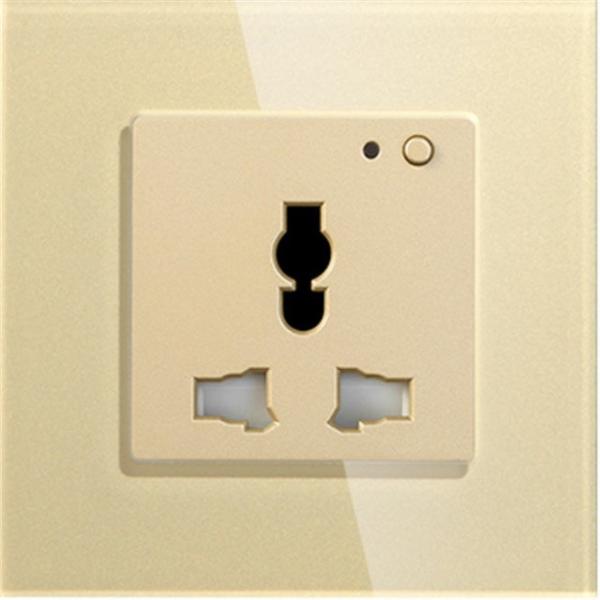 Quality 13A Tuya Timer Wall Socket 3500W Voice Activated Power Outlet for sale