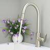 China Brushed 500000 Cycles 35mm Stainless Steel Kitchen Sink Faucet factory