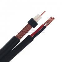 China RG59/U Coaxial Communication figure 8 Cable Manufacture Price, CCTV rg59 cctv camera cable for RG59 with power cables factory