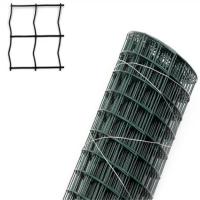 China 5-50m Lenghth BWG12 PVC Welded Wire Mesh Rolls For Rabbit Cages Chicken Coop factory