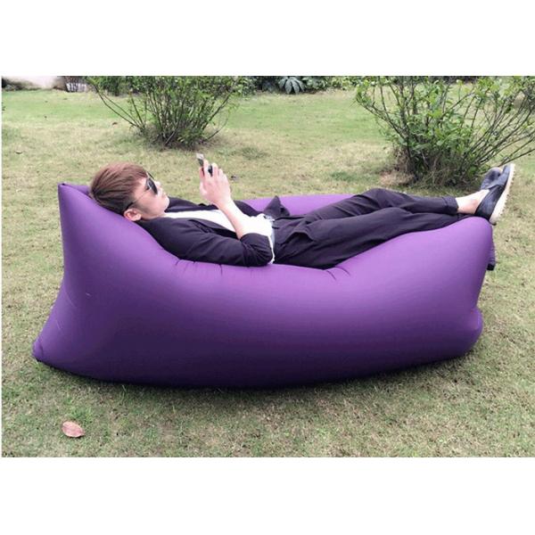 Quality Outdoor 100% Nylon Inflatable Sofa Bag , Easy To Carrying Camping Inflatable for sale
