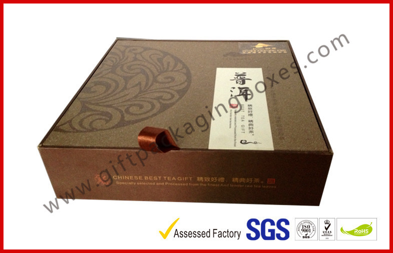 China Hiend Luxury Gift Boxes for Puer Tea with Original Design Spot UV Pattern Coverring factory