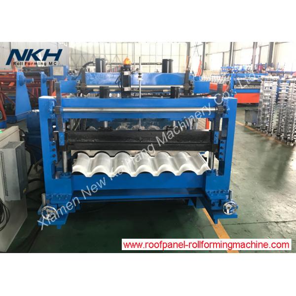 Quality PPGL Roof Tile Roll Forming Machine , Metal Roof Making Machine CE Certified for sale