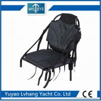 China Logo Painting Kayak Boat Accessories Durable Aluminum Folding Fishing Chair factory