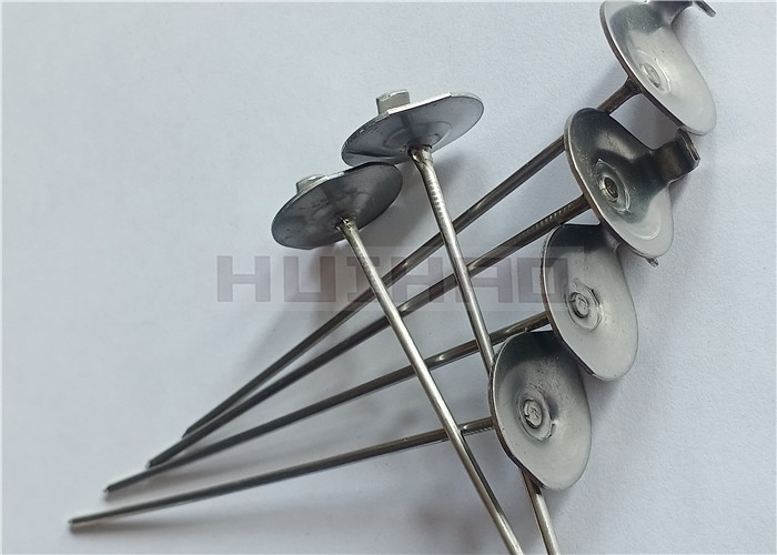China 4 ½ X 14g Insulation Lacing Anchors Stainless Steel For Thermal Insulation Blankets factory