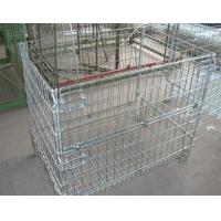 China Wire Mesh Storage Cages , Metal Security Cage Steel Q235 Material for sale
