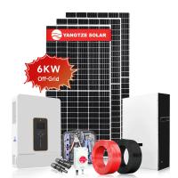 China Eco Friendly Off Grid Solar System Kit 6kw PV System Pure Sine Wave Inverter factory