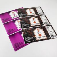 Quality CMYK Digital Food Package Labelling BOPP Personalised Self Adhesive Labels for sale