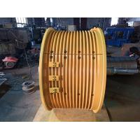 China Weldment Connection Electric Wire Winch With Lebus Grooves Drum Type Construction factory