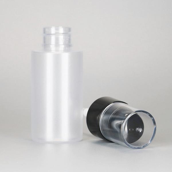 Quality Clear Refillable Plastic Airless Pump Bottles Transparent 4oz 50ml 100ml 120ml for sale