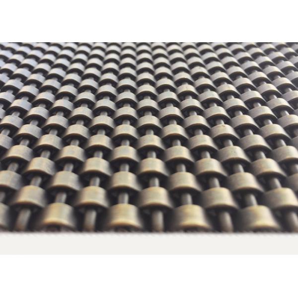 Quality Antique Brass Architectural Metal Mesh Screen Decoration Facade Smooth Surface for sale