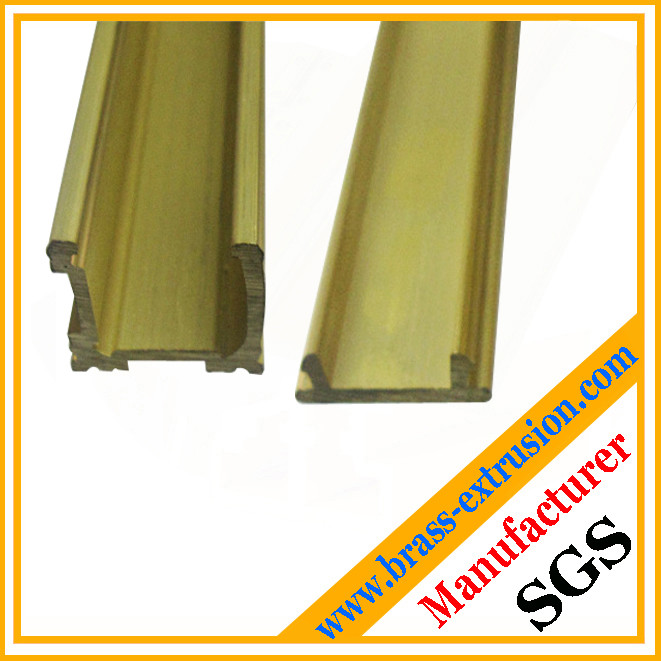 China brass decoration material window and door extrusion profile factory
