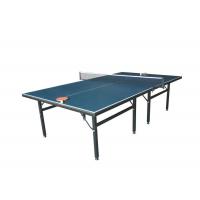Quality Movable Indoor Table Tennis Table Single Folding Blue Color Easy Install For for sale