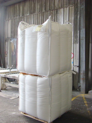 Quality 2000LBS 1000kg Baffle Bulk PP Woven Big Bag For Agriculture Starch Q Bag for sale