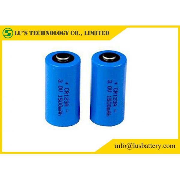 Quality CR123A 3v Lithium Battery CR123A Industrial Lithium Battery 1500mah Limno2 Battery for sale