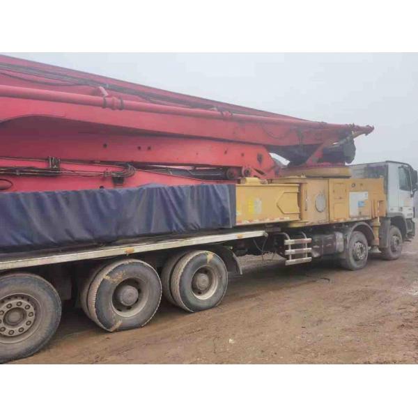 Quality Sany 66M Used Concrete Pump With Mercedes Chassis Model 2017 for sale