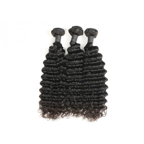 Quality Ree Tangle And No Shed Deep Wave Virgin Indian Remy Hair Extension for sale