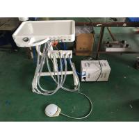China Mobile Portable Dental Cart Unit Dentaire With Saliva Ejector factory