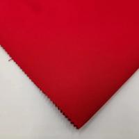China Red Polyester Fabric 300D With PU Coated Waterproof Oxford Fabric For Bags factory