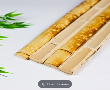 Quality Natural Moso Bamboo Raw Material Thick Bamboo Slats For Decoration Handcraft for sale