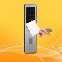 China Hidden Keyhole RFID Card Door Lock , Electronic Card Swipe Door Locks For Home factory