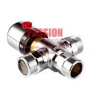 China Hot Water Mixing Valve Cold Mix Valve Solar Water Heater Copper Brass Valve factory