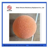 China Soft Medium Hard Concrete Pump Cleaning Ball Rubber Sponge Ball factory