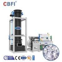 China 20 Ton Solid Tube Ice Machine Ice Plant Water Cooling High Efficiency for sale