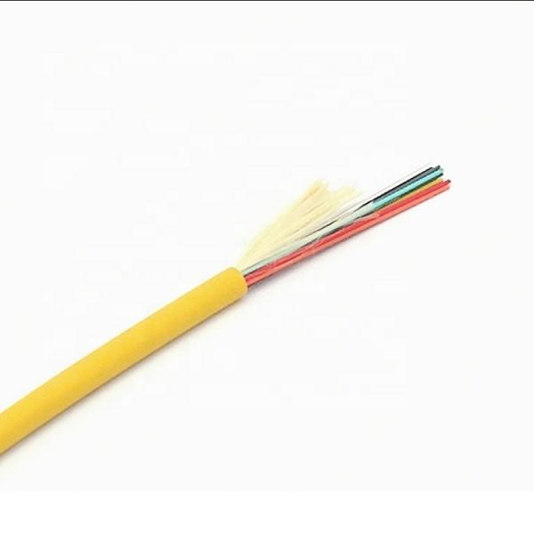 Quality GJPFJH 6B6 0.9mm Armoured Indoor Fiber Optic Cable 12 Strand for sale