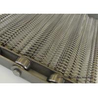 China Chain Edge Stainless Steel Wire Conveyor Belt , SS Belt Conveyors Custom Made factory