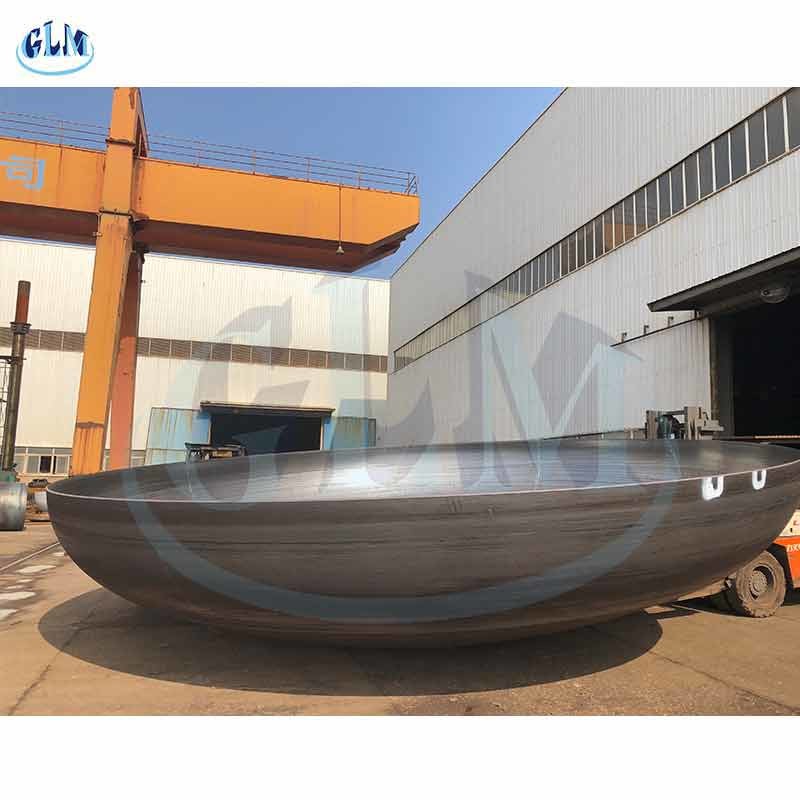China 10mm PED GB Carbon Stee Elliptical Dish Heads For Refrigeration Storage Tanks ANSI factory