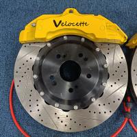 China 18Z 6 Pistons Car Brake Calipers Use Pillar Calipers And Composite Brake Discs factory