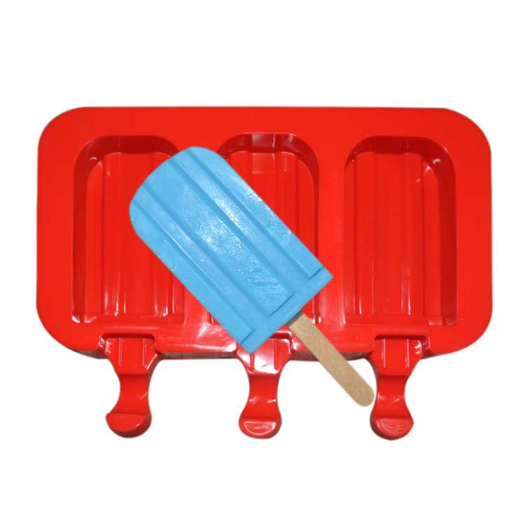 China OEM / ODM Silicone Ice Pop Molds Stocked Custom Popsicle Molds factory