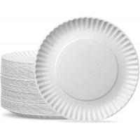 China Microwave Safe Biodegradable Plastic Plate , Sustainable Cornstarch Disposable Plates factory