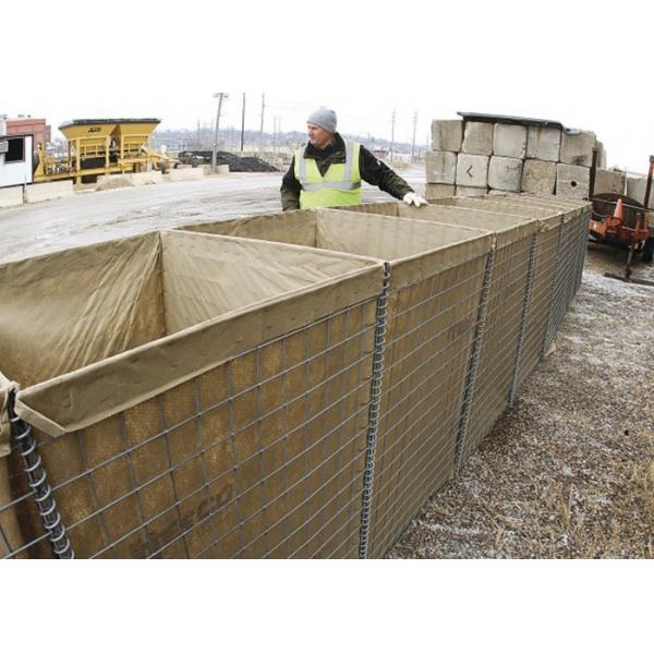 Quality Zinc Coated Welded Hesco Wall Type Defensive Barriers For Military Sand Wall Or for sale