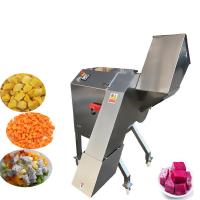 China Stainless Steel Vegetable Dicer Machine 3D Mango Onion Fruit Processing Equipment factory