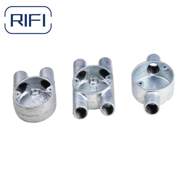 Female Conduit Inspection Elbows Hot Dipped Galvanised BS4568 Conduit Fittings