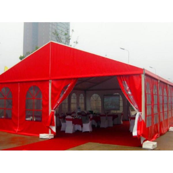 Quality Chinese Style Red Outdoor Party Tents / Outside Canopy Tent For Wedding Events  for sale