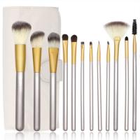 China Eco Friendly 12 Pieces Synthetic Makeup Brushes Set for sale