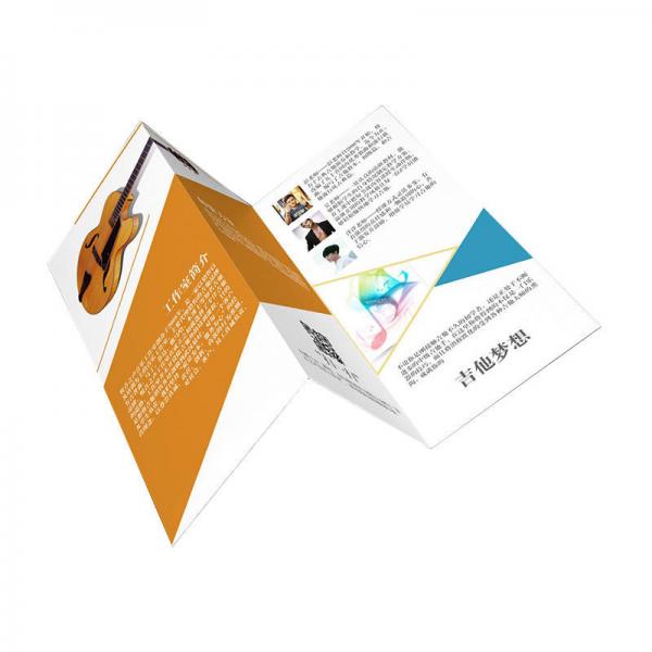 Quality Tri Fold Flyers Softcover Book Printing Full Color Custom Size for sale