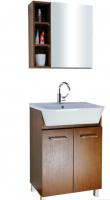 China Floor mounted themofoil Bathroom Vanity，PVC bathroom cabinet,Modern home furniture factory